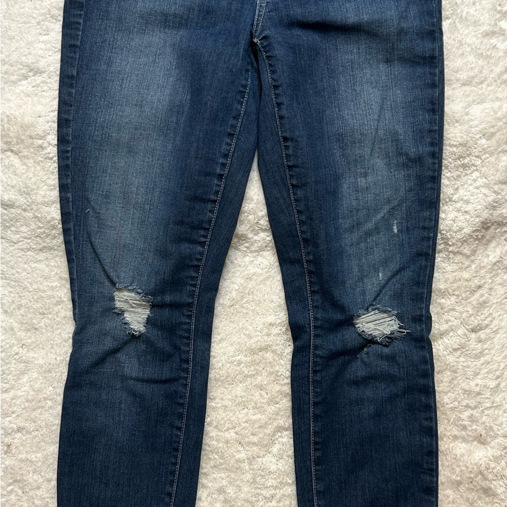 Distressed Blue Women's Jeans